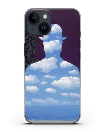 Чехол Высшее общество (Магритт Рене) силиконовый для iPhone 14