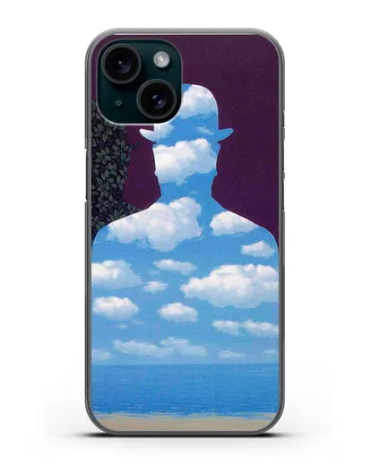 Чехол Высшее общество (Магритт Рене) силиконовый для iPhone 15