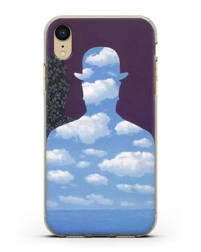 Чехол Высшее общество (Магритт Рене) силиконовый для iPhone XR