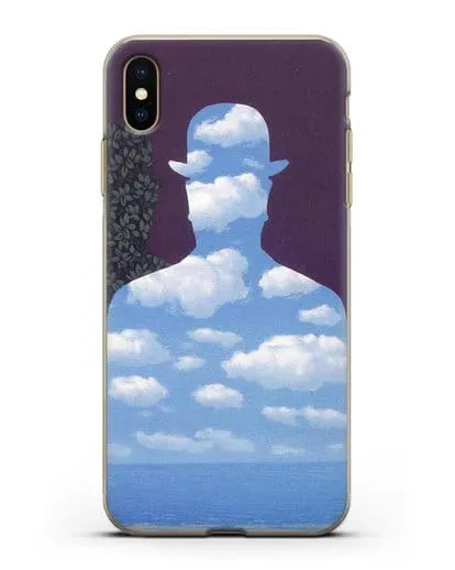 Чехол Высшее общество (Магритт Рене) силиконовый для iPhone XS Max