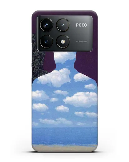 Чехол Высшее общество (Магритт Рене) силиконовый для Xiaomi Poco F6 Pro