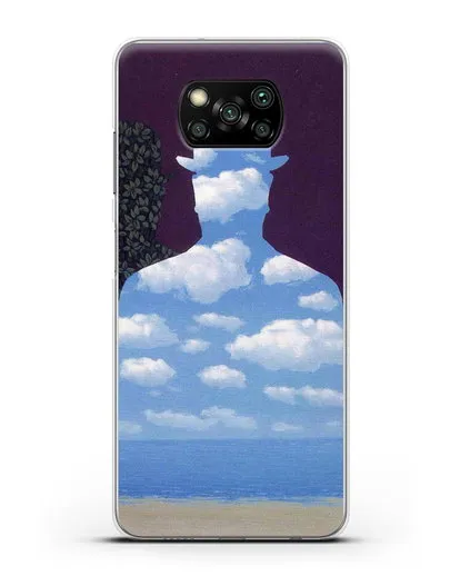 Чехол Высшее общество (Магритт Рене) силиконовый для Xiaomi Poco X3 Pro