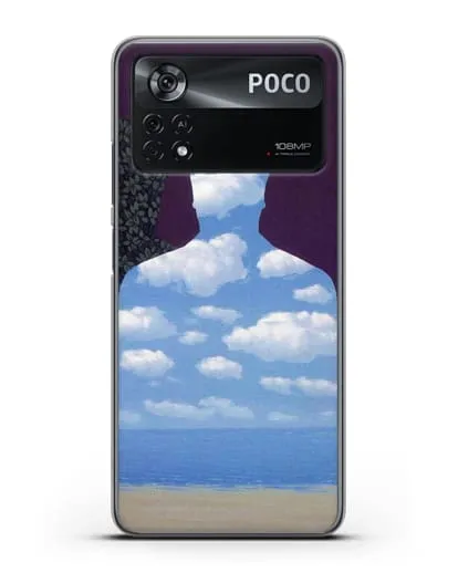 Чехол Высшее общество (Магритт Рене) силиконовый для Xiaomi Poco X4 Pro