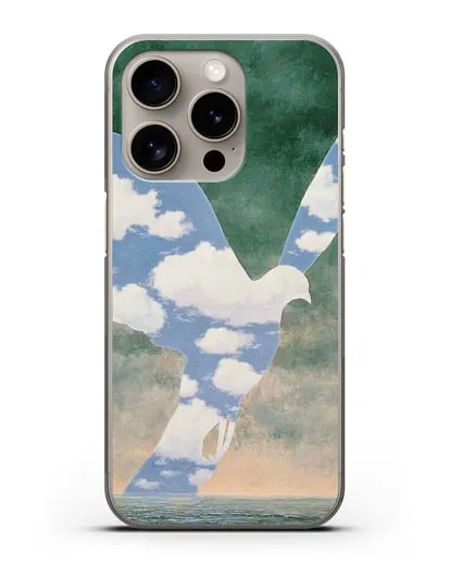 Чехол Большая семья (Магритт Рене) силиконовый для iPhone 15 Pro