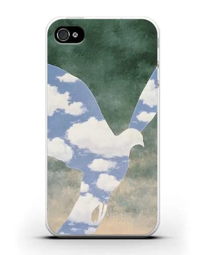 Чехол Большая семья (Магритт Рене) силиконовый для iPhone 4/4s