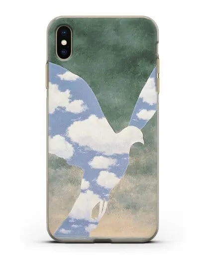 Чехол Большая семья (Магритт Рене) силиконовый для iPhone XS Max