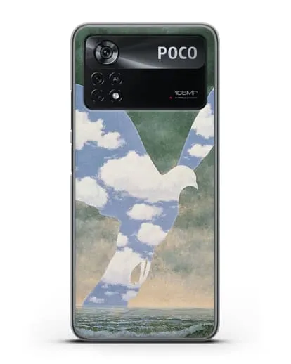 Чехол Большая семья (Магритт Рене) силиконовый для Xiaomi Poco X4 Pro
