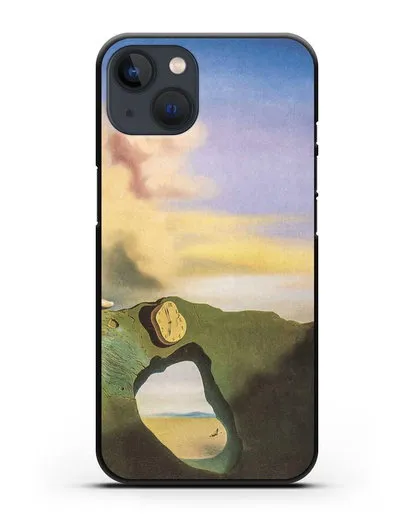 Чехол Треугольный час (Дали Сальвадор) силиконовый для iPhone 13