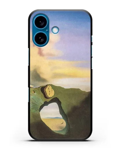 Чехол Треугольный час (Дали Сальвадор) силиконовый для iPhone 16