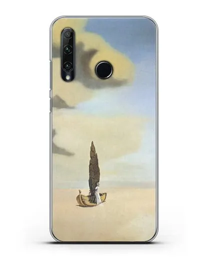 Чехол Фигура и драпировка в пейзаже (Дали Сальвадор) силиконовый для Honor 20e