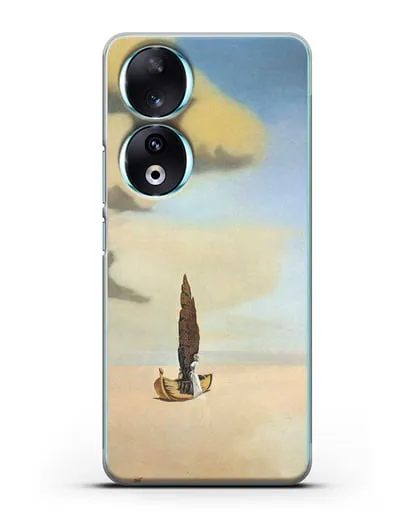 Чехол Фигура и драпировка в пейзаже (Дали Сальвадор) силиконовый для Honor 90