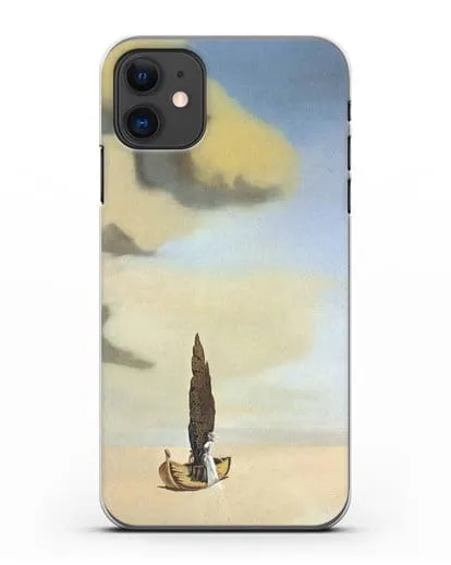 Чехол Фигура и драпировка в пейзаже (Дали Сальвадор) силиконовый для iPhone 11