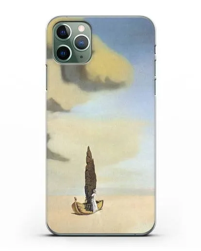 Чехол Фигура и драпировка в пейзаже (Дали Сальвадор) силиконовый для iPhone 11 Pro Max