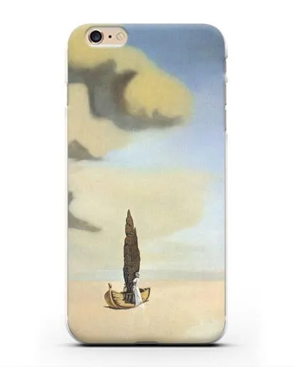 Чехол Фигура и драпировка в пейзаже (Дали Сальвадор) силиконовый для iPhone 6 Plus