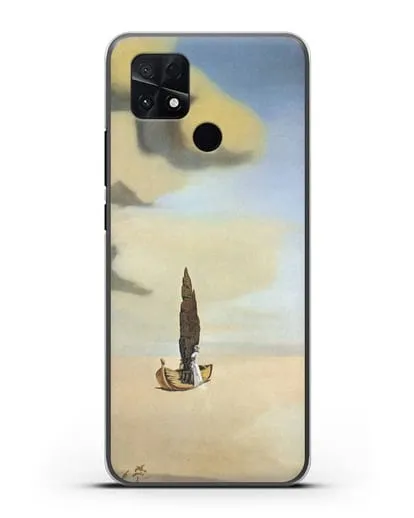 Чехол Фигура и драпировка в пейзаже (Дали Сальвадор) силиконовый для Xiaomi Poco C40