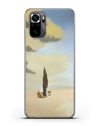 Чехол Фигура и драпировка в пейзаже (Дали Сальвадор) силиконовый для Xiaomi Poco M5s