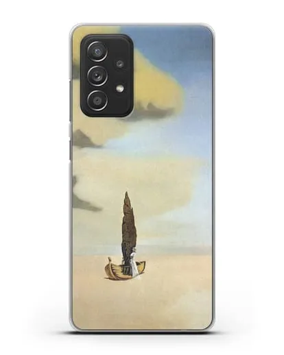 Чехол Фигура и драпировка в пейзаже (Дали Сальвадор) силиконовый для Samsung Galaxy A53