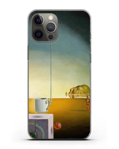 Чехол Гигантская летающая чашка мокко с необъяснимым пятиметровым отростком (Дали Сальвадор) силиконовый для iPhone 12 Pro Max