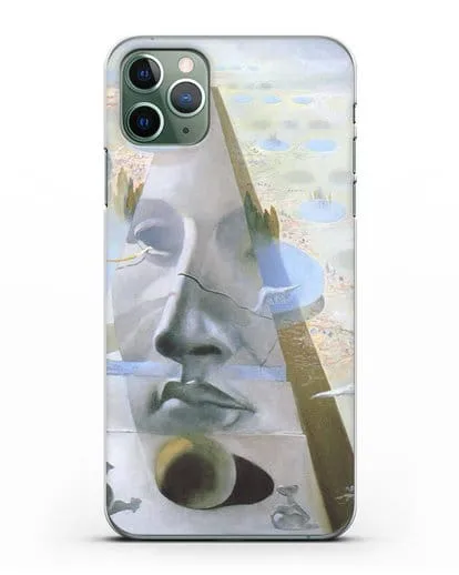 Чехол Явление лика Афродиты Книдской на фоне пейзажа (Дали Сальвадор) силиконовый для iPhone 11 Pro Max