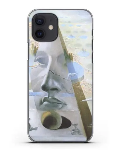 Чехол Явление лика Афродиты Книдской на фоне пейзажа (Дали Сальвадор) силиконовый для iPhone 12