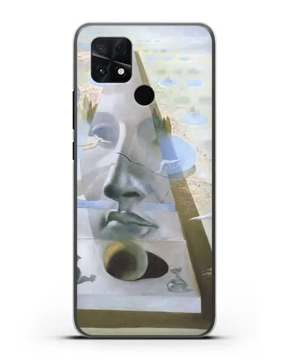 Чехол Явление лика Афродиты Книдской на фоне пейзажа (Дали Сальвадор) силиконовый для Xiaomi Poco C40