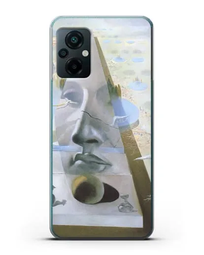 Чехол Явление лика Афродиты Книдской на фоне пейзажа (Дали Сальвадор) силиконовый для Xiaomi Poco M5