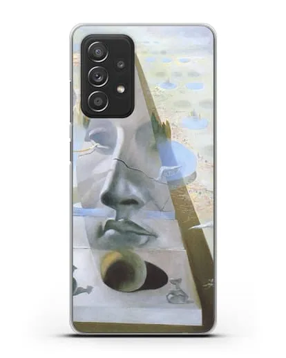 Чехол Явление лика Афродиты Книдской на фоне пейзажа (Дали Сальвадор) силиконовый для Samsung Galaxy A53