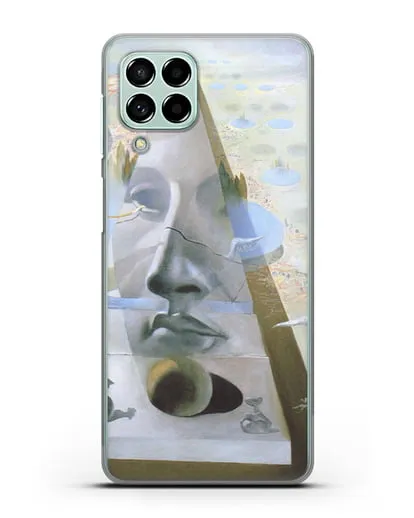 Чехол Явление лика Афродиты Книдской на фоне пейзажа (Дали Сальвадор) силиконовый для Samsung Galaxy M53 [SM-M536]