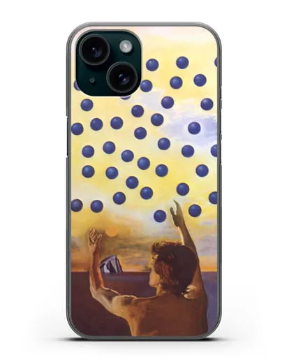 Чехол Гармония сфер (Дали Сальвадор) силиконовый для iPhone 15