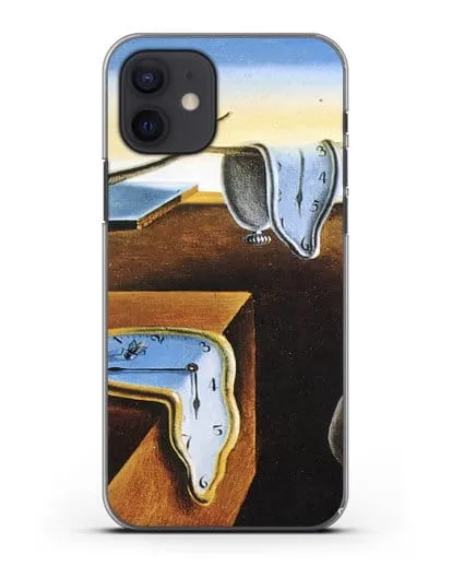 Чехол Постоянство памяти (Дали Сальвадор) силиконовый для iPhone 12