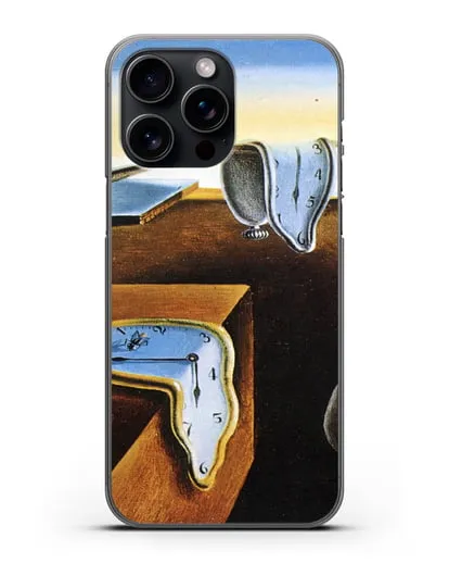 Чехол Постоянство памяти (Дали Сальвадор) силиконовый для iPhone 15 Pro Max