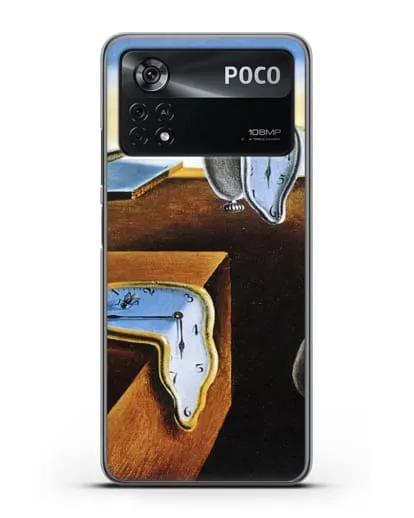 Чехол Постоянство памяти (Дали Сальвадор) силиконовый для Xiaomi Poco X4 Pro