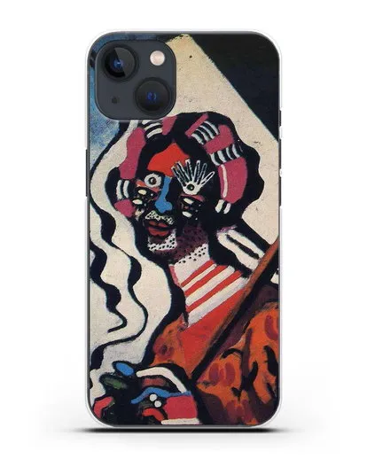 Чехол Молодая женщина с зонтиком (Пикабиа Франсис) силиконовый для iPhone 13