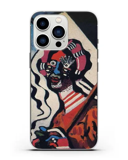 Чехол Молодая женщина с зонтиком (Пикабиа Франсис) силиконовый для iPhone 13 Pro