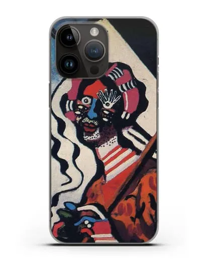 Чехол Молодая женщина с зонтиком (Пикабиа Франсис) силиконовый для iPhone 14 Pro Max