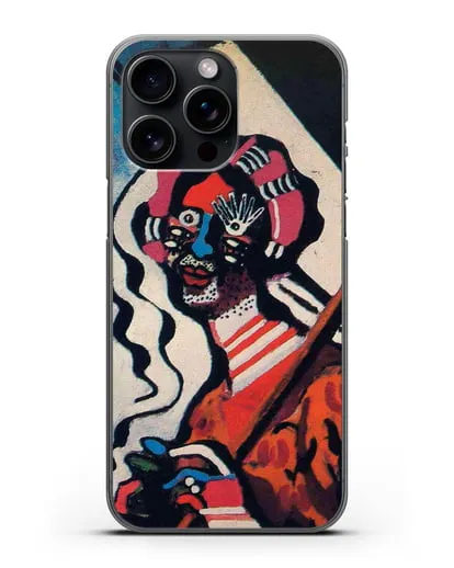 Чехол Молодая женщина с зонтиком (Пикабиа Франсис) силиконовый для iPhone 15 Pro Max