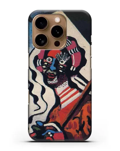 Чехол Молодая женщина с зонтиком (Пикабиа Франсис) силиконовый для iPhone 16 Pro