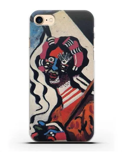 Чехол Молодая женщина с зонтиком (Пикабиа Франсис) силиконовый для iPhone 8