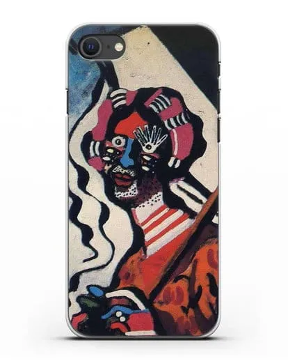 Чехол Молодая женщина с зонтиком (Пикабиа Франсис) силиконовый для iPhone SE 2020