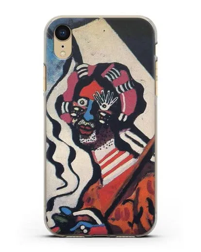 Чехол Молодая женщина с зонтиком (Пикабиа Франсис) силиконовый для iPhone XR