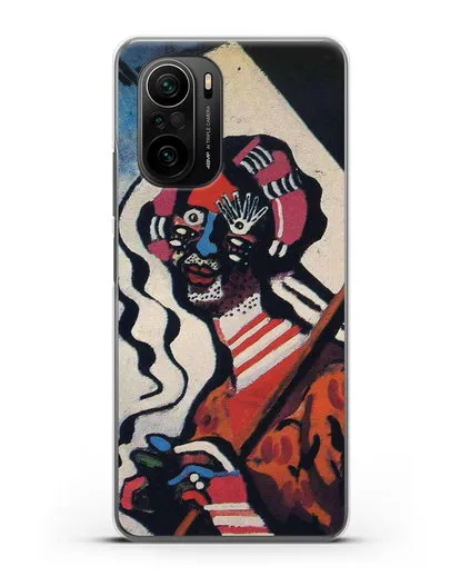 Чехол Молодая женщина с зонтиком (Пикабиа Франсис) силиконовый для Xiaomi Poco F3