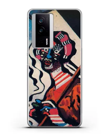 Чехол Молодая женщина с зонтиком (Пикабиа Франсис) силиконовый для Xiaomi Poco F5 Pro