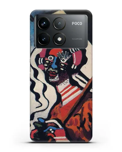 Чехол Молодая женщина с зонтиком (Пикабиа Франсис) силиконовый для Xiaomi Poco F6 Pro