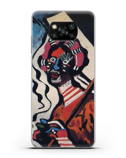 Чехол Молодая женщина с зонтиком (Пикабиа Франсис) силиконовый для Xiaomi Poco X3 Pro