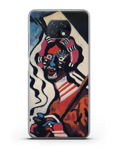 Чехол Молодая женщина с зонтиком (Пикабиа Франсис) силиконовый для Xiaomi Redmi Note 9T