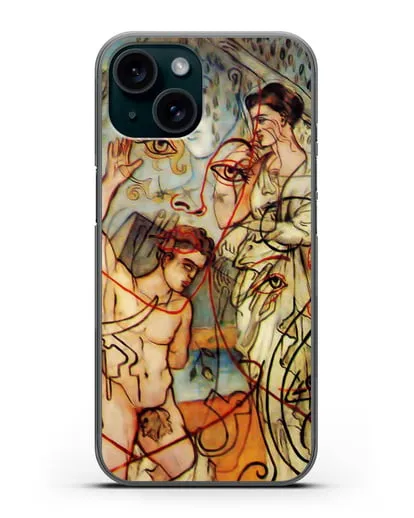 Чехол Craccae (Пикабиа Франсис) силиконовый для iPhone 15