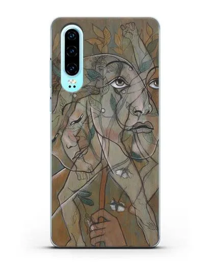 Чехол Лигустри (Пикабиа Франсис) силиконовый для Huawei P30