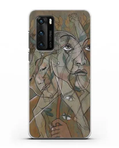 Чехол Лигустри (Пикабиа Франсис) силиконовый для Huawei P40