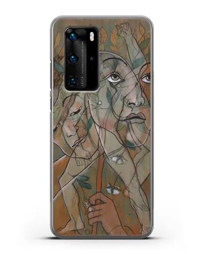 Чехол Лигустри (Пикабиа Франсис) силиконовый для Huawei P40 Pro