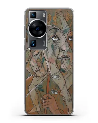 Чехол Лигустри (Пикабиа Франсис) силиконовый для Huawei P60